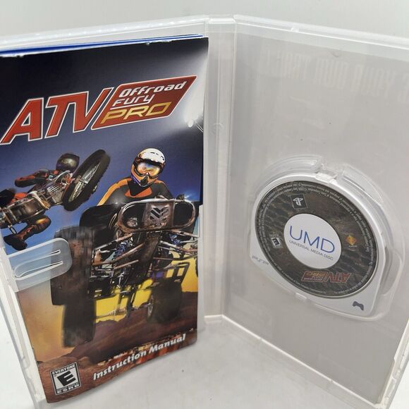 ATV OFFROAD FURY PRO (Sony PSP, 2006) Complete w/ Manual CIB Black Label - Picture 5 of 7